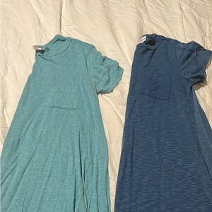 Two lularoe Carly dresses